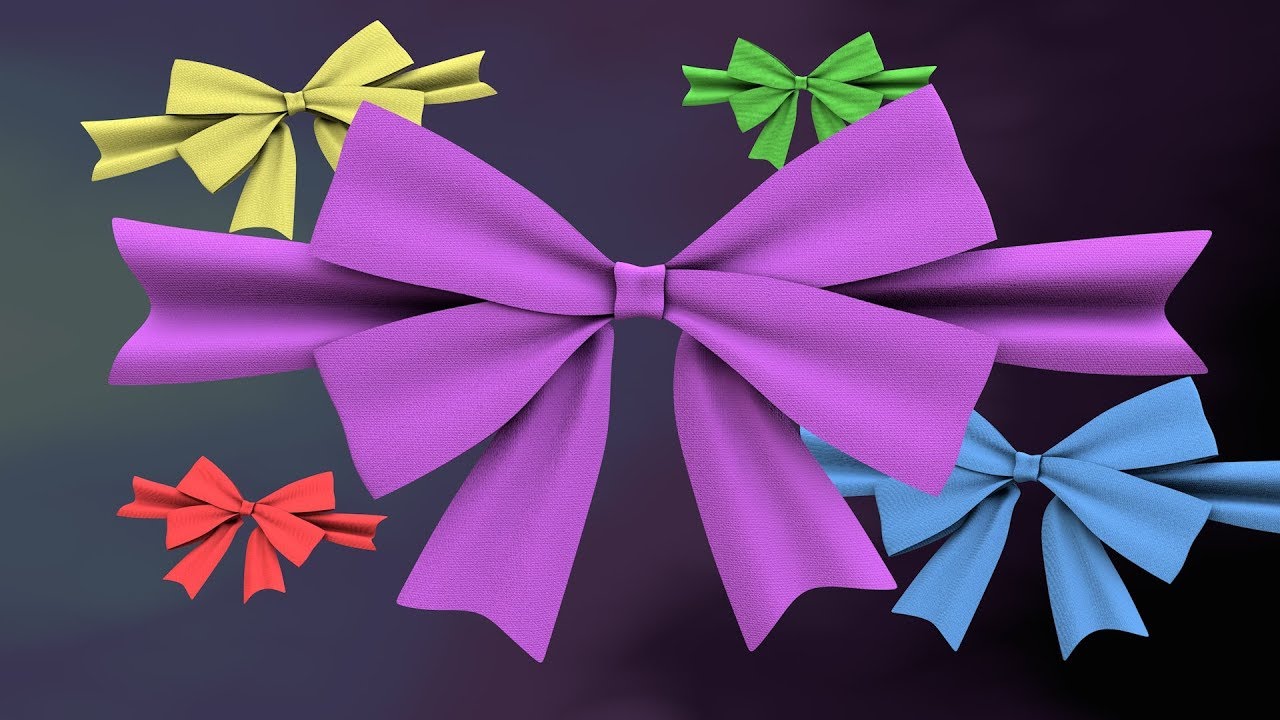 0180. Cinema 4D Tutorial - Modelagem de Laço de Fita