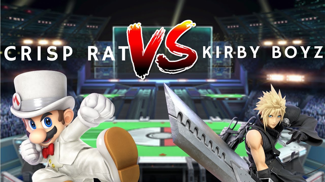Crisp Rat (Mario) vs Kirby Boyz (Cloud) : Public battle arena 