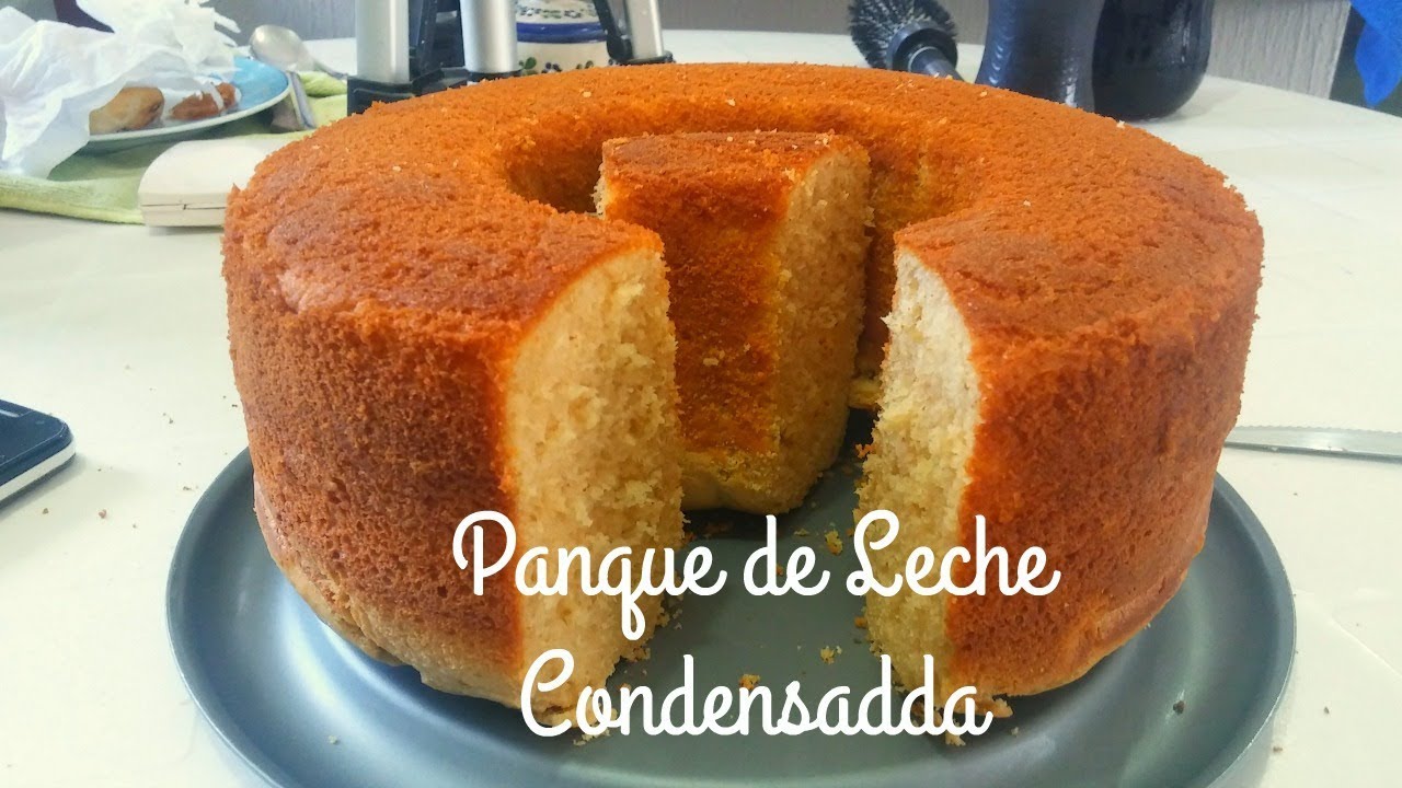 CÓMO HACER ESTE DELICIOSO PANQUÉ  DE LECHE CONDENSADA 🍞FACIL Y RICO/BISCOCHO ESPONJOSO