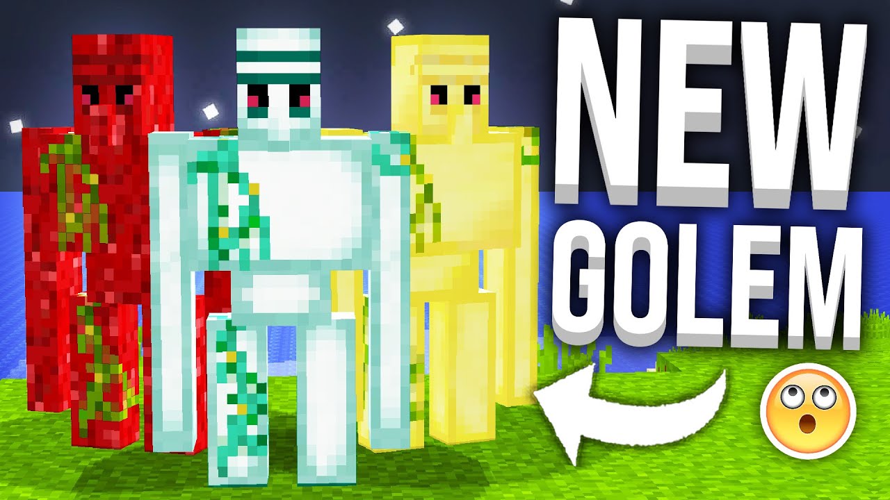 JE TESTE LES NOUVEAUX GOLEMS DE MINECRAFT ! (dingue)