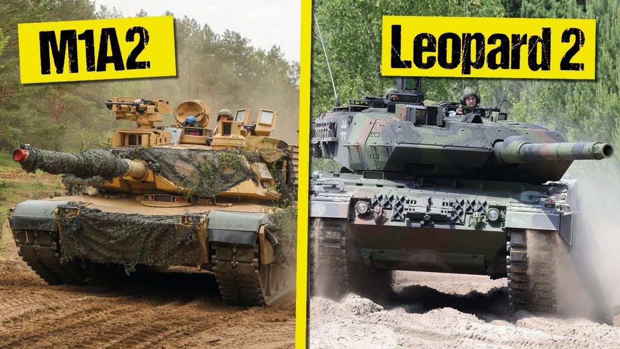 German Leopard 2 VS American M1 Abrams