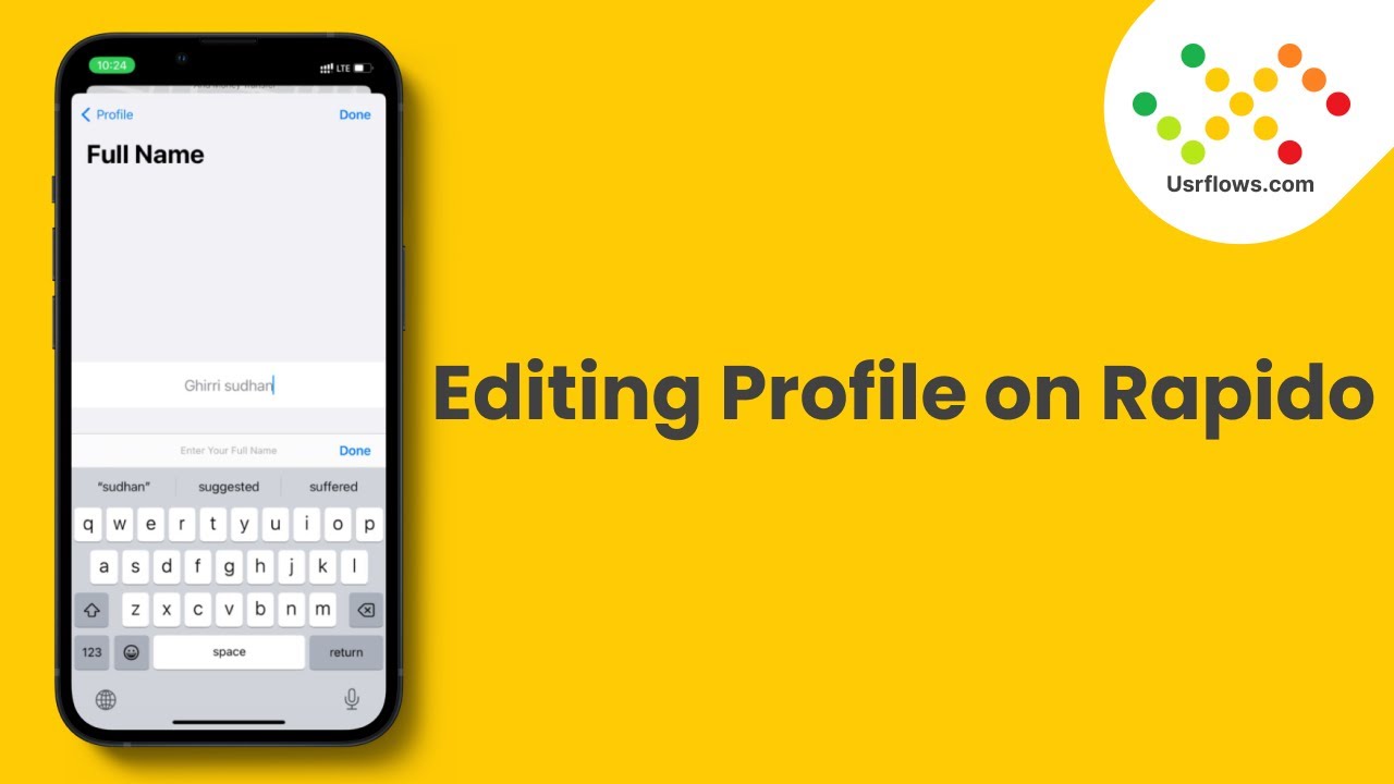 Editing Profile on Rapido - User flow | Rapido |