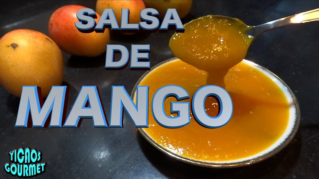 SALSA DE MANGO Para Postres y Carnes #recetasyicaos #cocina #gastronomia #cocinafacil #comida #food