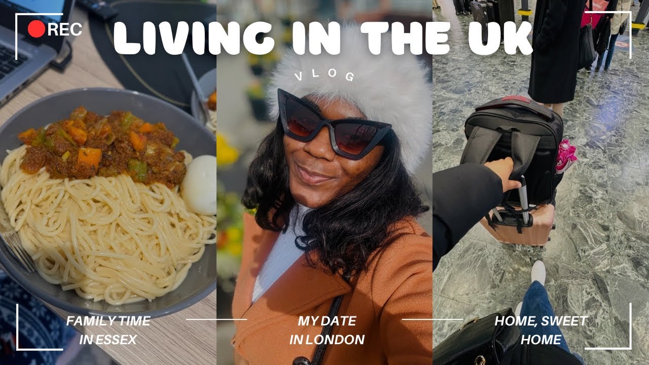 Living in the UK #17: I Had a Date in London | Family Time in Essex | Cut my Hair Again! | Home Time