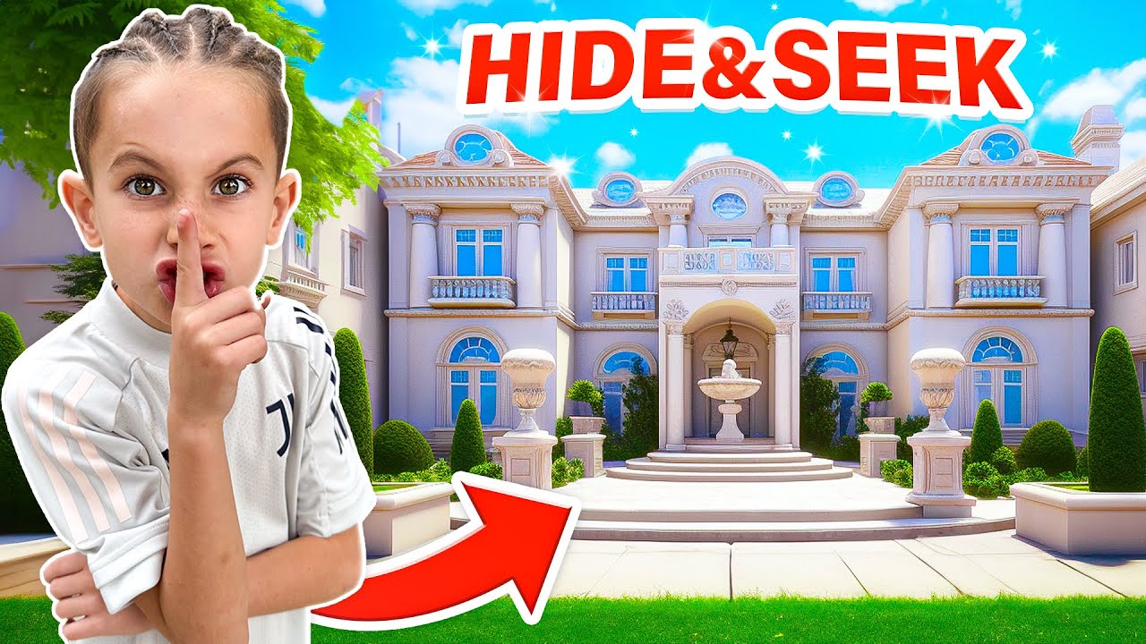 HIDE AND SEEK IN $10,000,000 LA MANSION - BOYS VS GIRLS CHALLENGE 😳🔥
