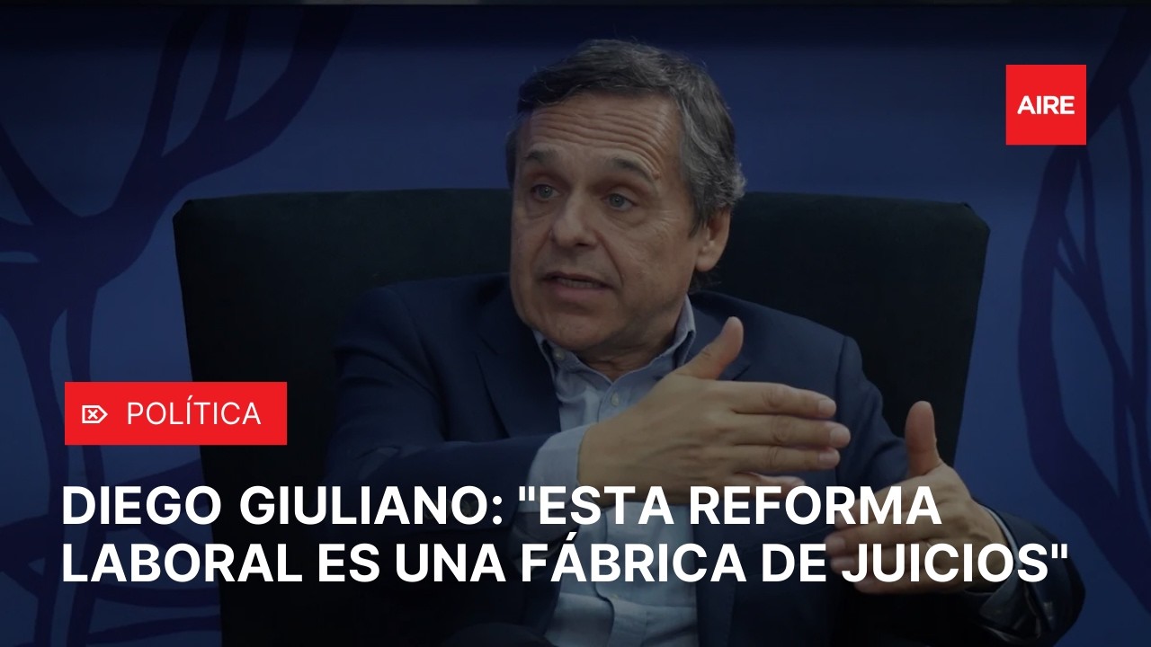 DIEGO GIULIANO criticó la REFORMA LABORAL y alertó por el impacto en trabajadores y jubilados