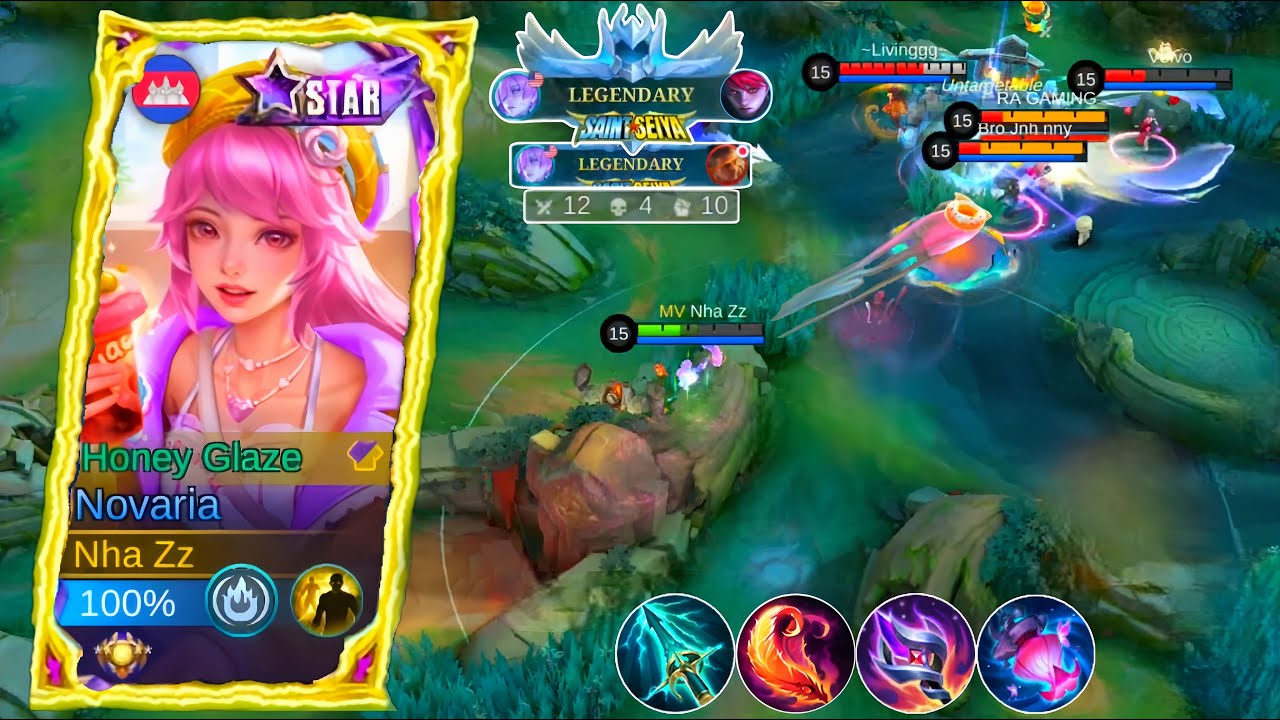 NOVARIA ABUSE THIS NEW MAX DAMAGE 1HIT BUILD AND EMBLEM IN SOLO RANK 2025!! | MOBILE LEGENDS