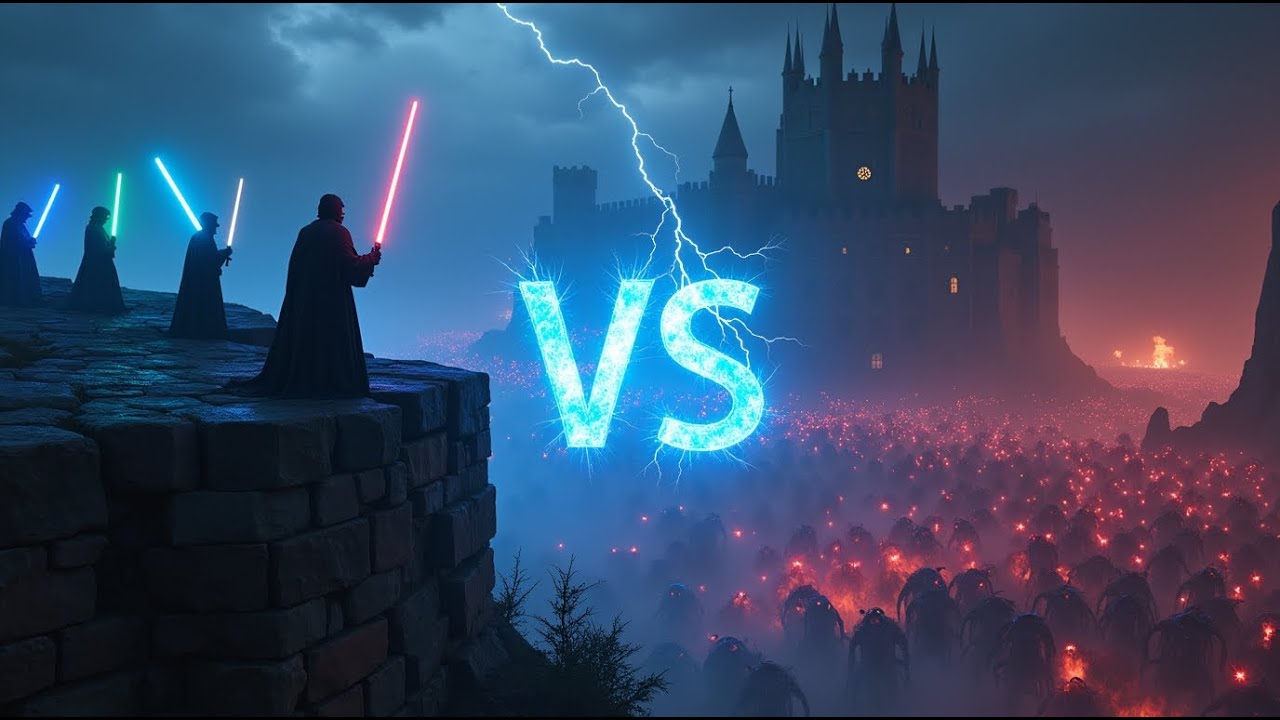 50 Jedi-Meister verteidigen Helms Klamm vor 500.000 Zerglingen | UEBS 2