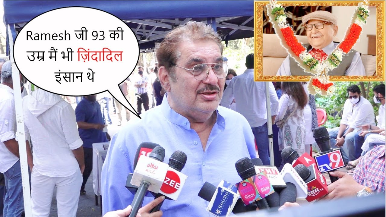 Raza Murad Grieving Interview At Ramesh Deo FuneraI