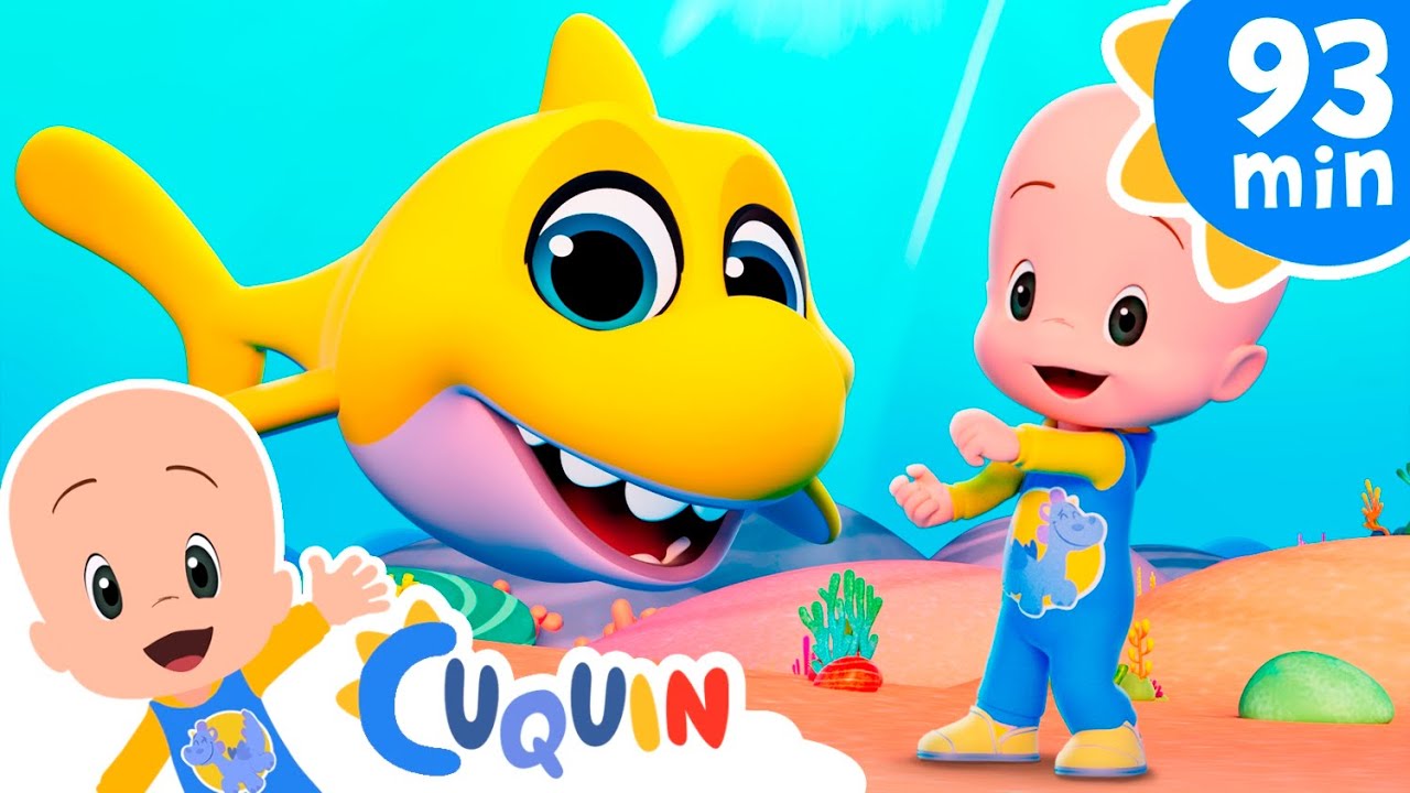 Cleo and Cuquin Indonesia 🦈 Bayi Hiu 🦈 Lagu anak-anak | Video pendidikan