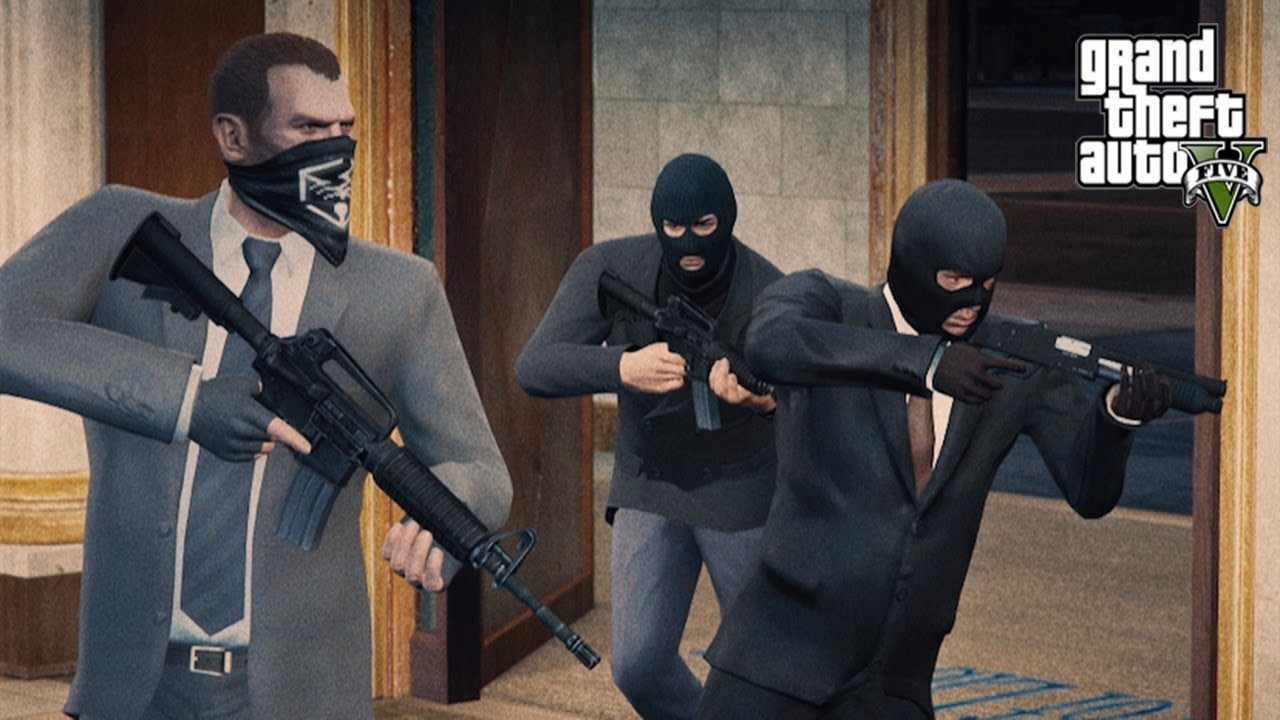 Bank of Liberty Heist (Remake) | GTA MACHINIMA | *SURPRISE ENDING*