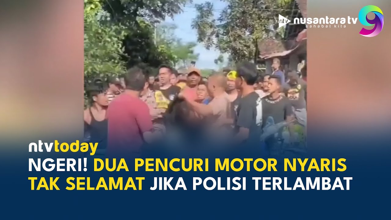 Nyaris Dibakar Hidup-hidup, Dua Pencuri Motor di Jember Babak Belur Dihajar Warga | NTV TODAY