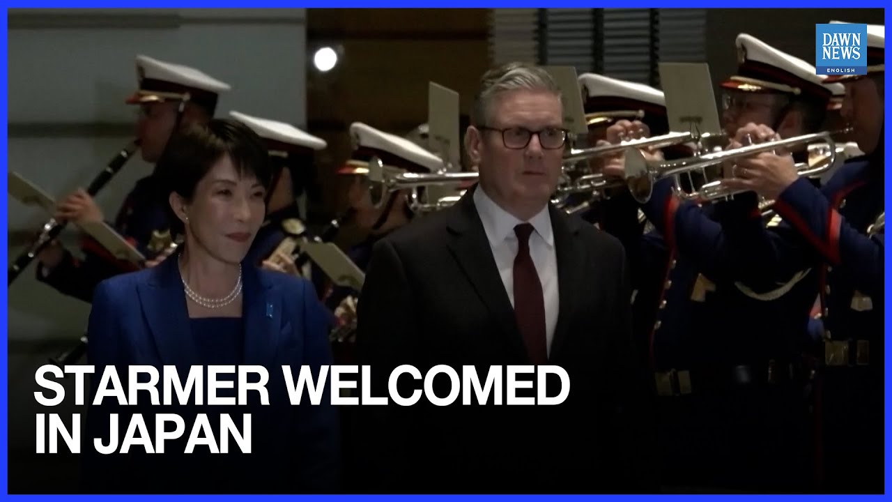 UK’s Starmer receives ceremonial welcome from Japan PM Takaichi | Dawn News English