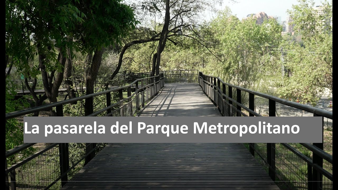 La pasarela del Parque Metropolitano - Entrada por Pedro de Valdivia Norte!! / 2023