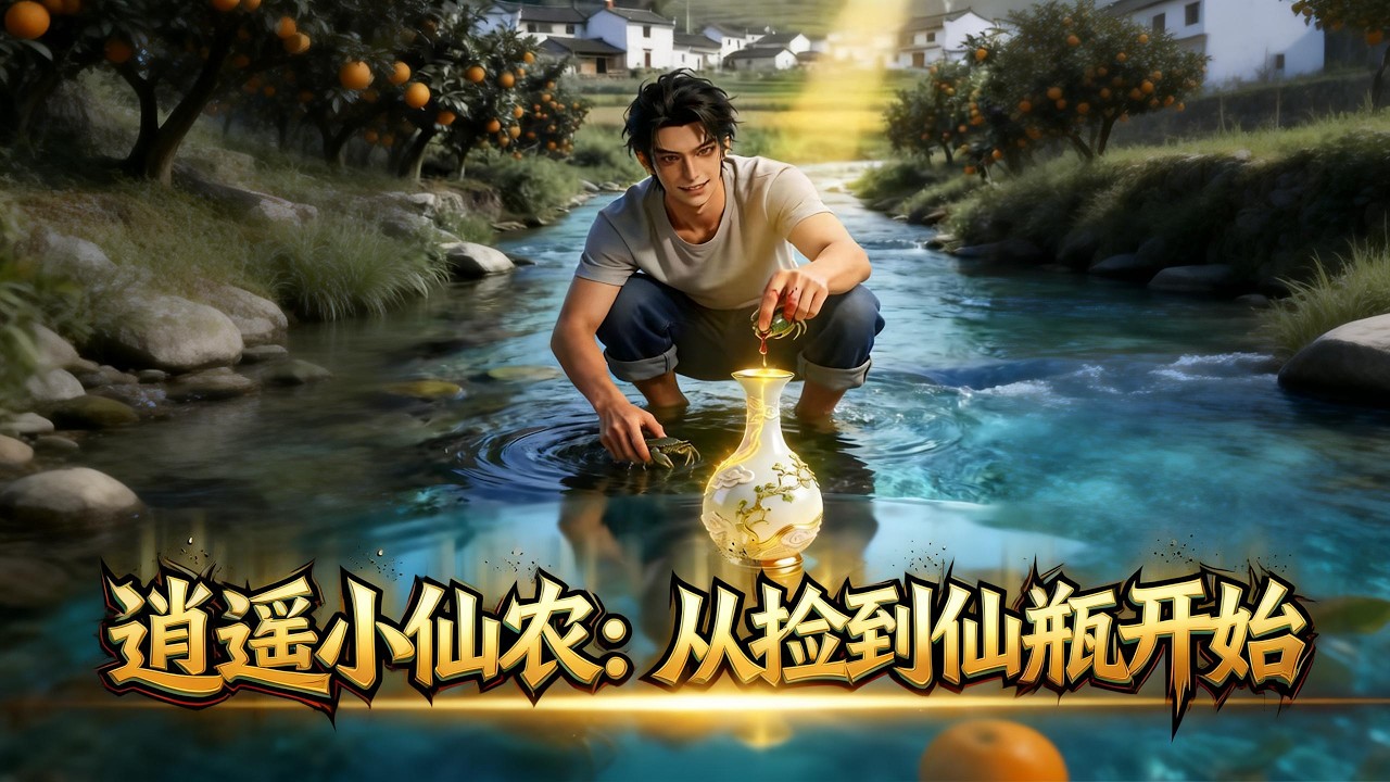 💥💥💥【FULL】《逍遥小仙农：从捡到仙瓶开始》体弱多病的大学毕业生李飞，回村后被嘲讽啃老，却在溪涧摸螃蟹时意外捡到上古仙瓶！#最新漫劇全集 #漫劇 #熱門漫劇 #溪涧获灵泉 #AI #阿星推文