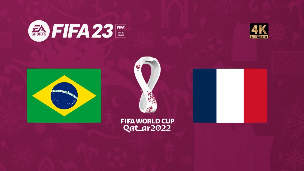 BRASIL X FRANÇA | JOGANDO COPA DO MUNDO FIFA 23 GAMEPLAY | FINAL