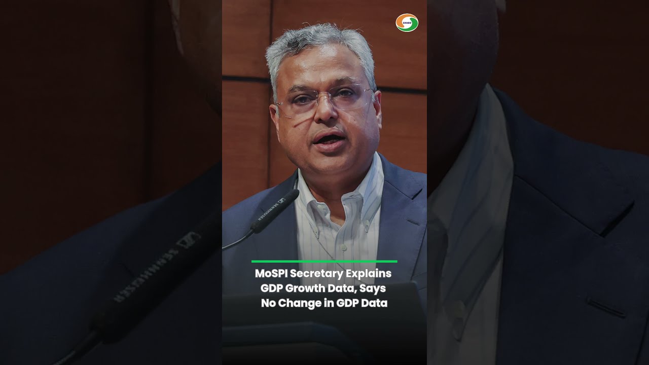 MoSPI Secretary Explains GDP Growth Data, Says No Change in GDP Data