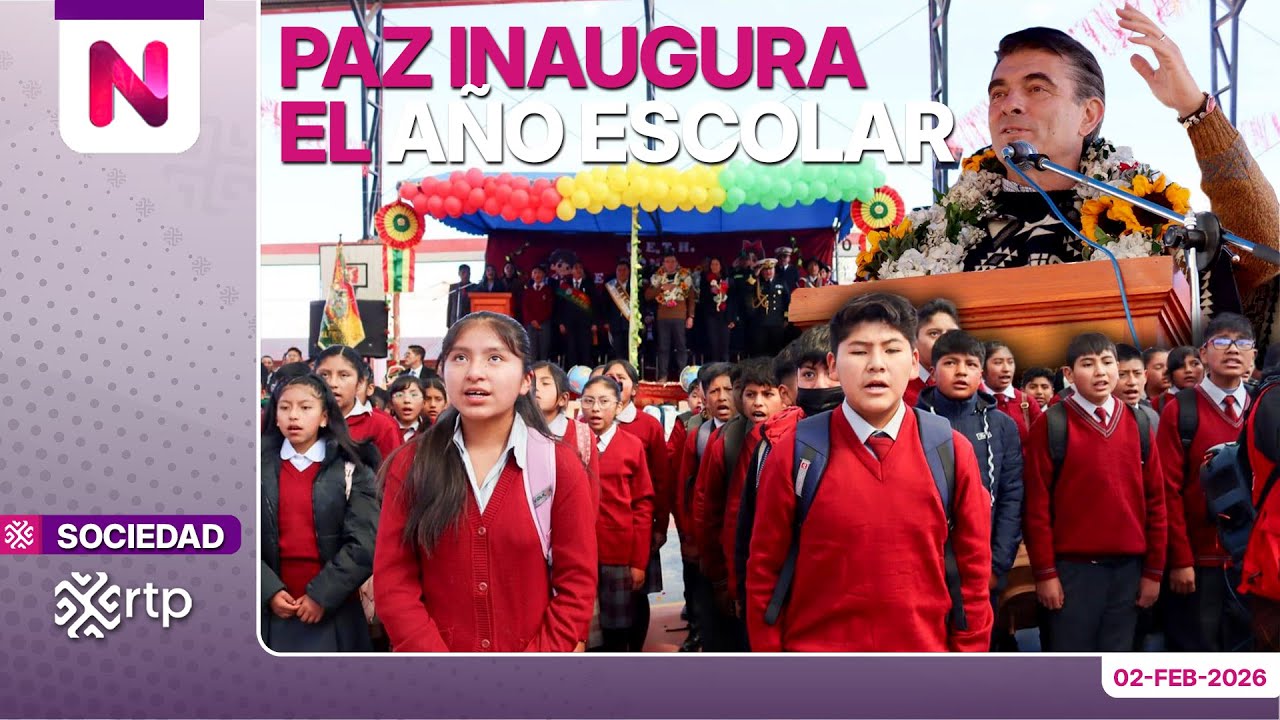 PAZ INAUGURA EL AÑO ESCOLAR