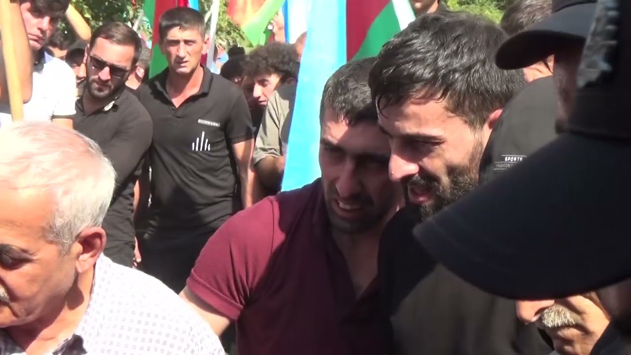 Oğuz rayon Qarabaldır kənd Şəhidi Abbaslı Nailin dəfn mərasimi