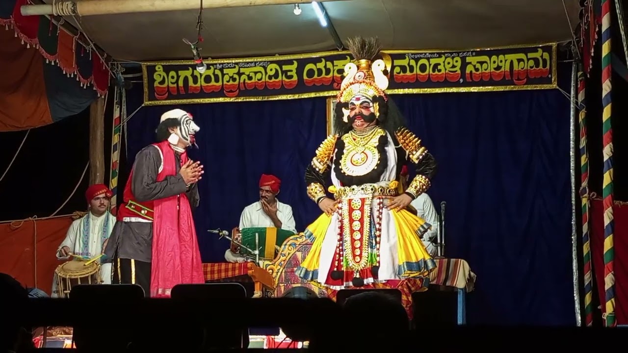 💥ಕಾರ್ತಿಕ್ ಪಾಂಡೇಶ್ವರ ಹಾಸ್ಯ 😄Yakshagana 💥comedy😄 