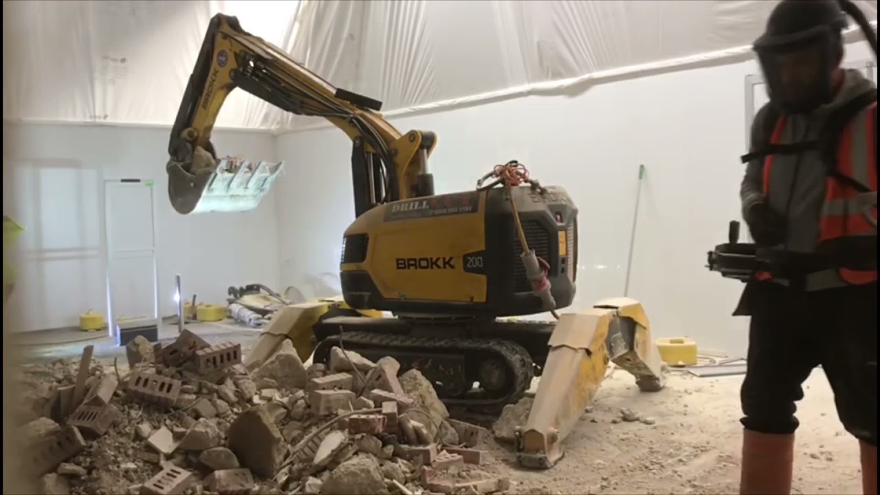 Brokk Remote Controlled Demolition