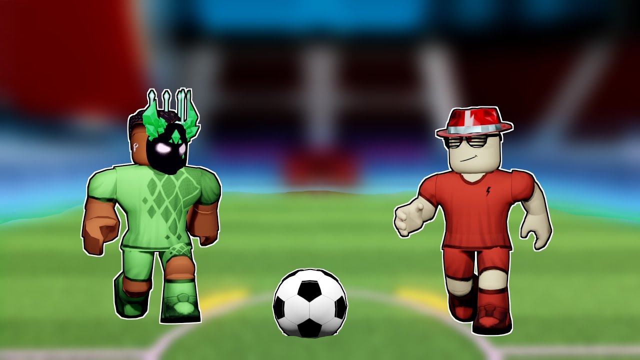 I PLAYED with the CREATOR (Roblox Super Striker League)