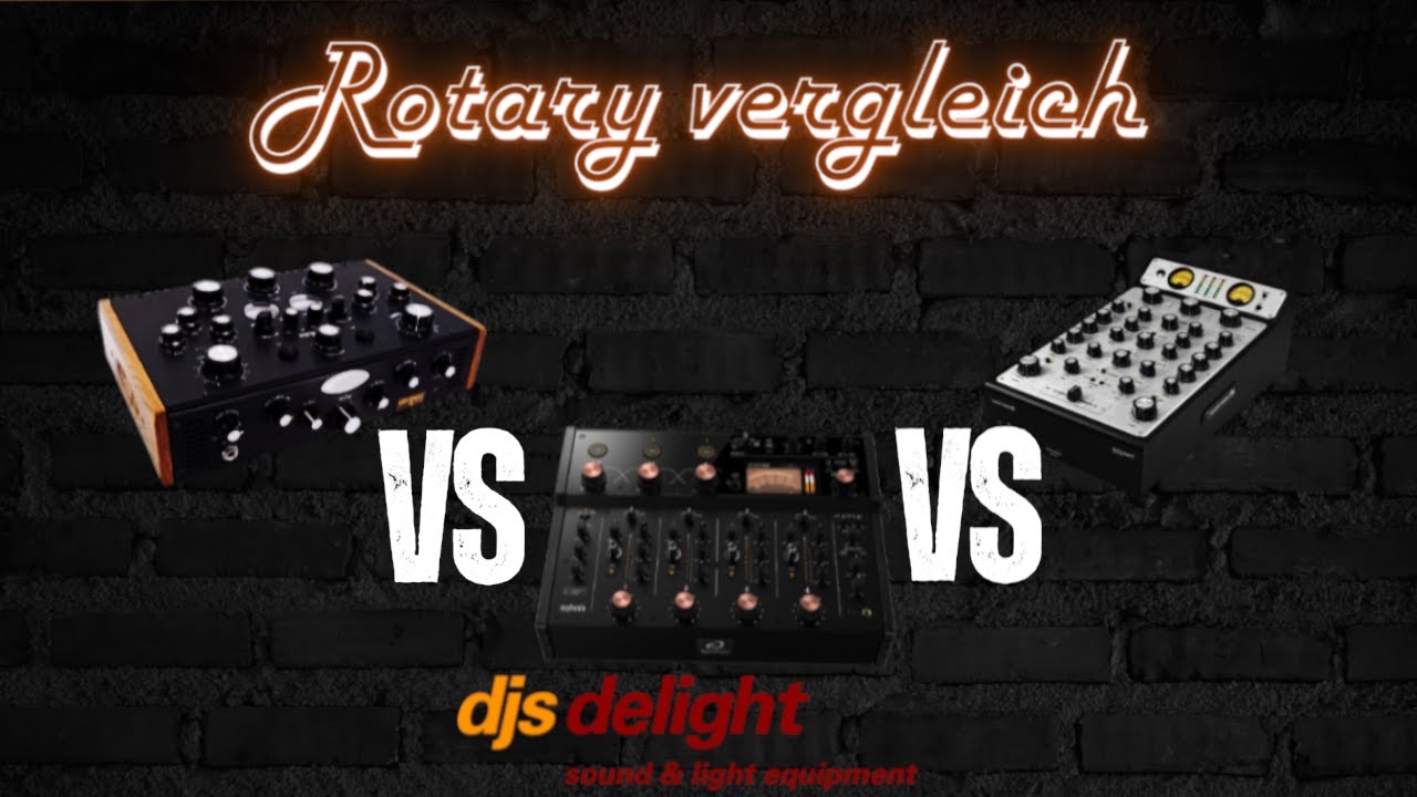 Rotary Vergleich - AlphaTheta Euphonia x SuperStereo DN78 x Omnitronic TRM-222