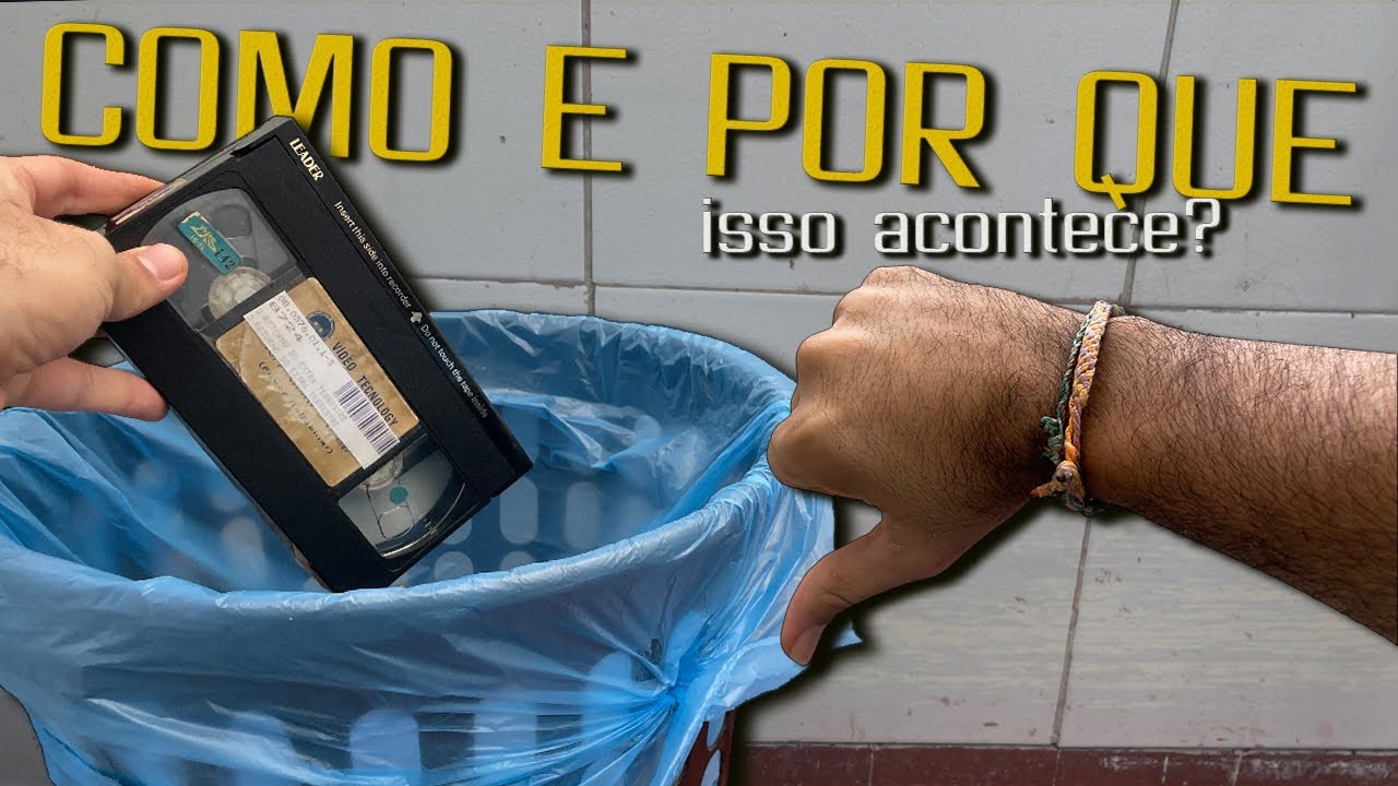 O que destrói uma fita VHS? Mofo, umidade e outros inimigos ocultos...  Entenda tudo!