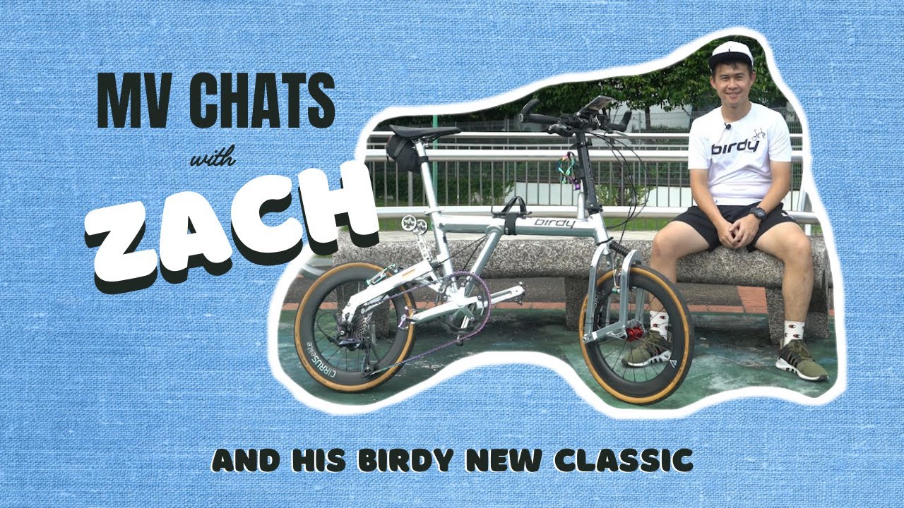 Zach and his Birdy New Classic ⏤ Classy and Retro Tubular Designed Foldable Bicycle