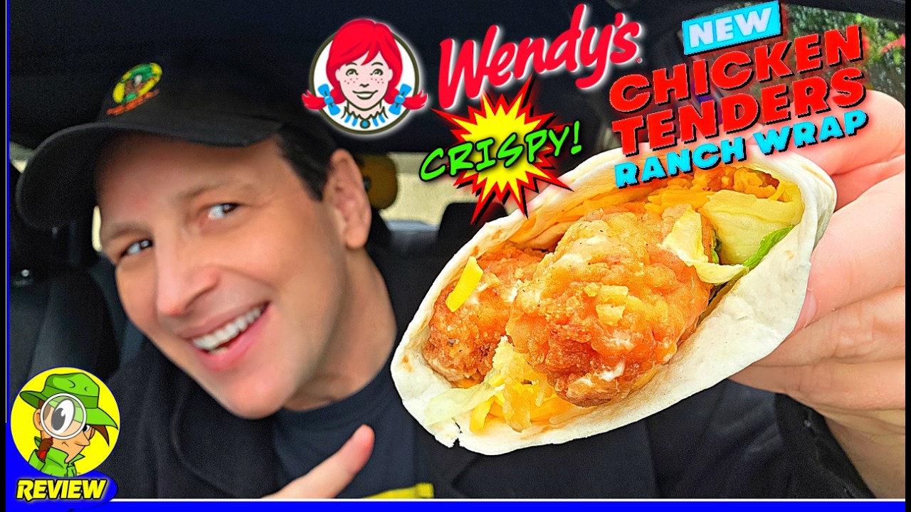Wendy's® Chicken Tenders Ranch Wrap Review 👧🍗🌯 Better Than The Snack Wrap®?! 🤔 Peep THIS Out! 🕵️‍♂️