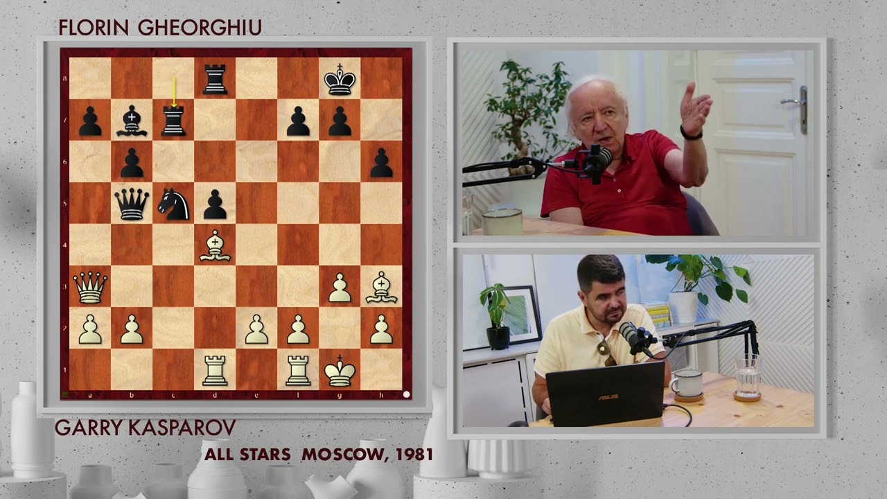 Kasparov Garry VS Gheorghiu Florin - All Stars Moscow 1981