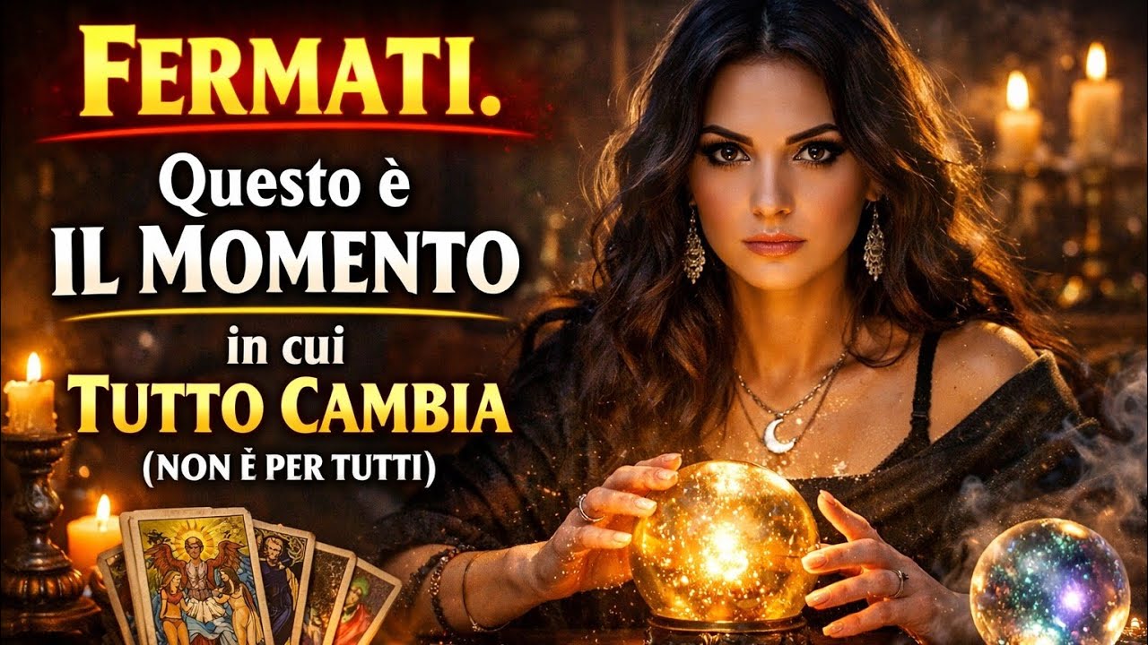👉 FERMATI. Questo è il momento in cui tutto cambia (non è per tutti) 🔮 Tarocchi Amore #nonèuncaso