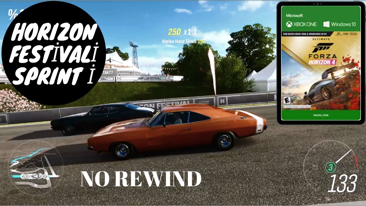 HORIZON FESTİVALİ SPRINTİ - NO REWIND -  XBOX ONE FORZA HORIZON 4