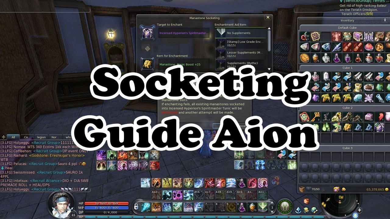 Manastones Socketing Guide - Mythic Gears Euro Aion 2024