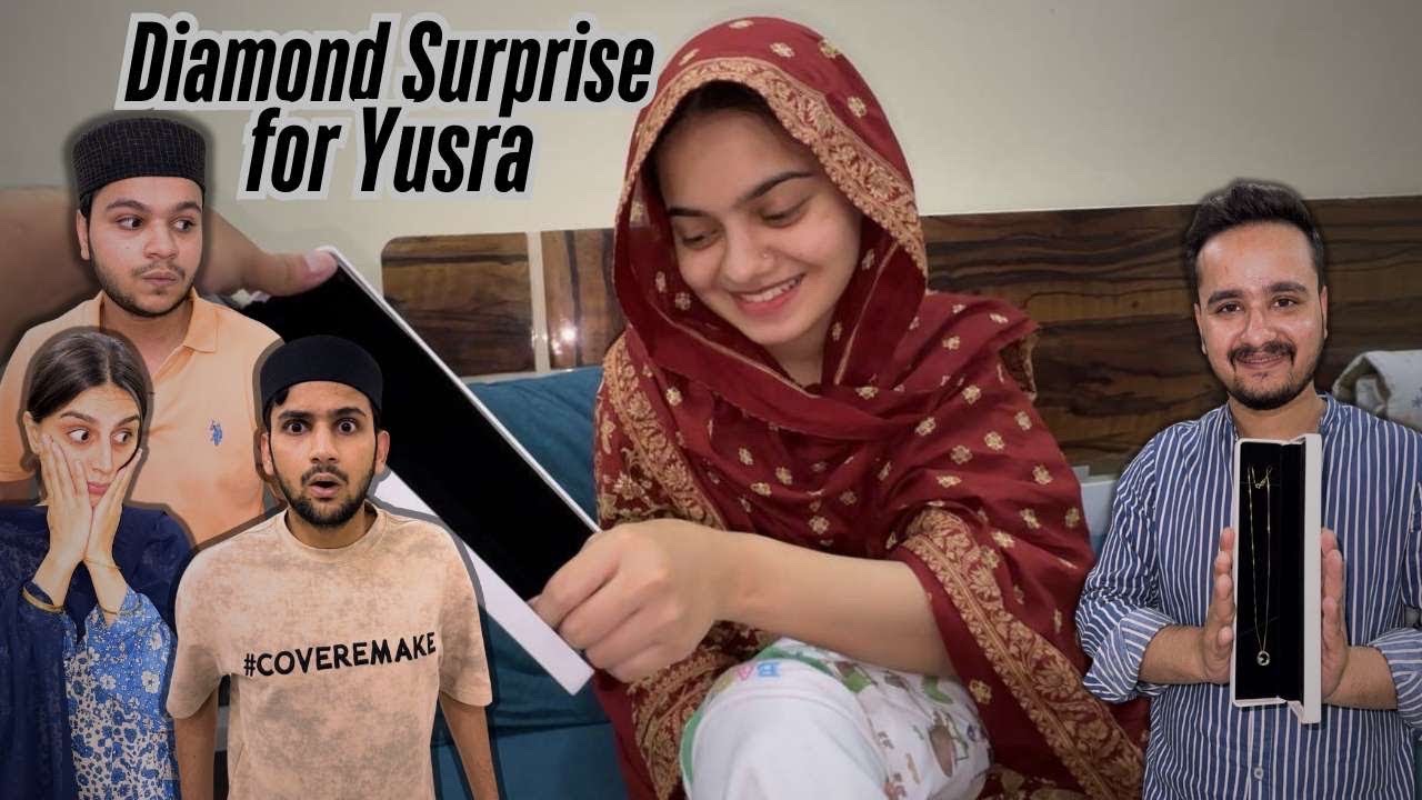 Baby ki khushi mai yusra ko diamond locket gift kardi😍shukar pasand aagai😂