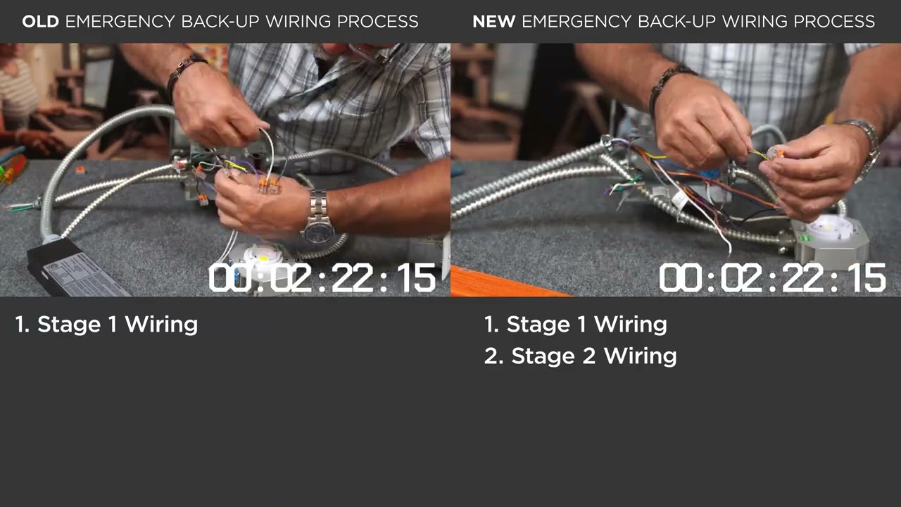LSI Indoor Lighting Emergency Back-up Update - Side by Side Comparison
