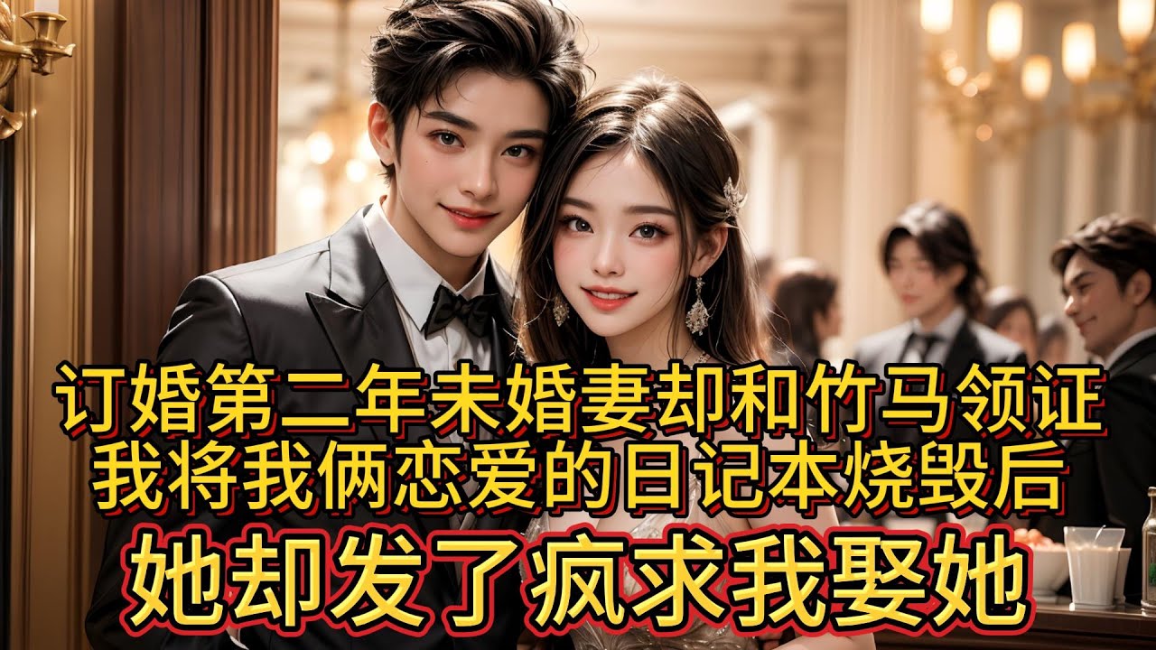 订婚第二年未婚妻却和竹马领证，我将我俩恋爱的日记本烧毁后，她却发了疯求我娶她。