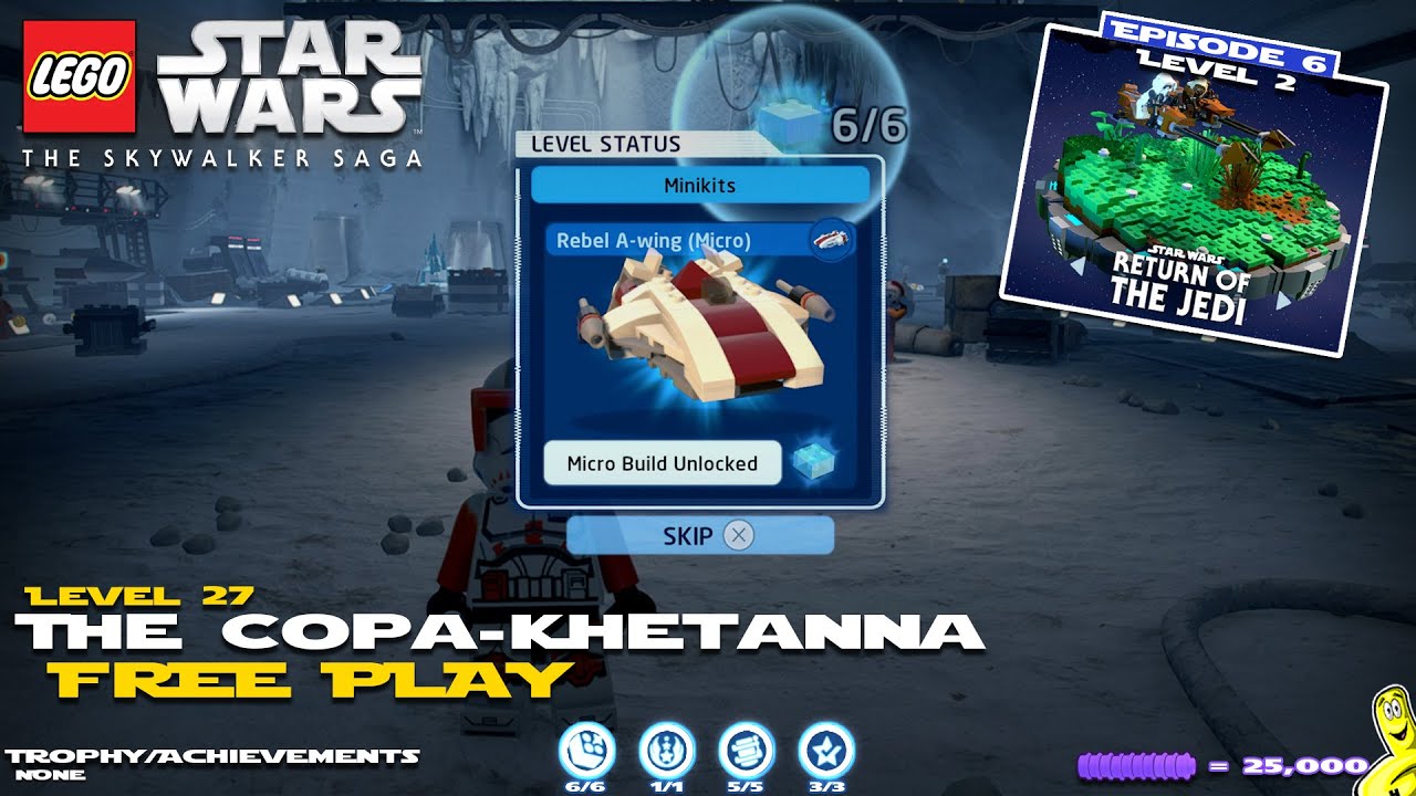 Lego Star Wars The Skywalker Saga: Lvl 27 The Copa-Khetanna FREE PLAY - HTG