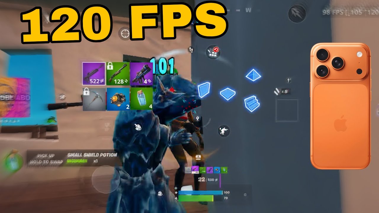 iPhone 17 Pro 120 Fps Fortnite Mobile Gameplay *First Reload Ranked Gameplay In TheNew Season*