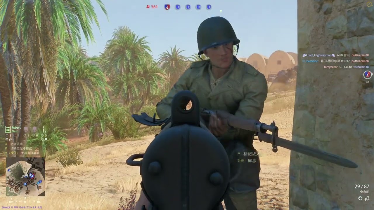 在北非沙漠戰場上與德軍的廝殺   (應徵入伍)