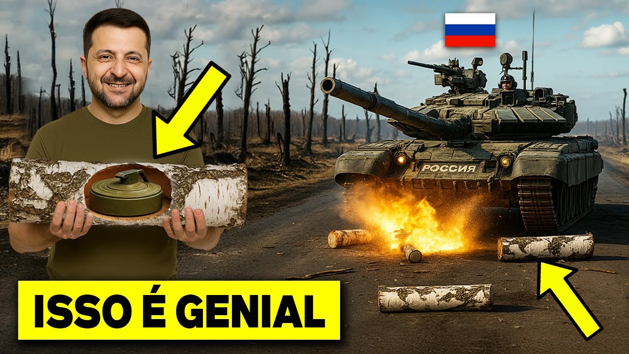 Como a Ucr&acirc;nia Est&aacute; Usando Troncos Para Derrotar a R&uacute;ssia