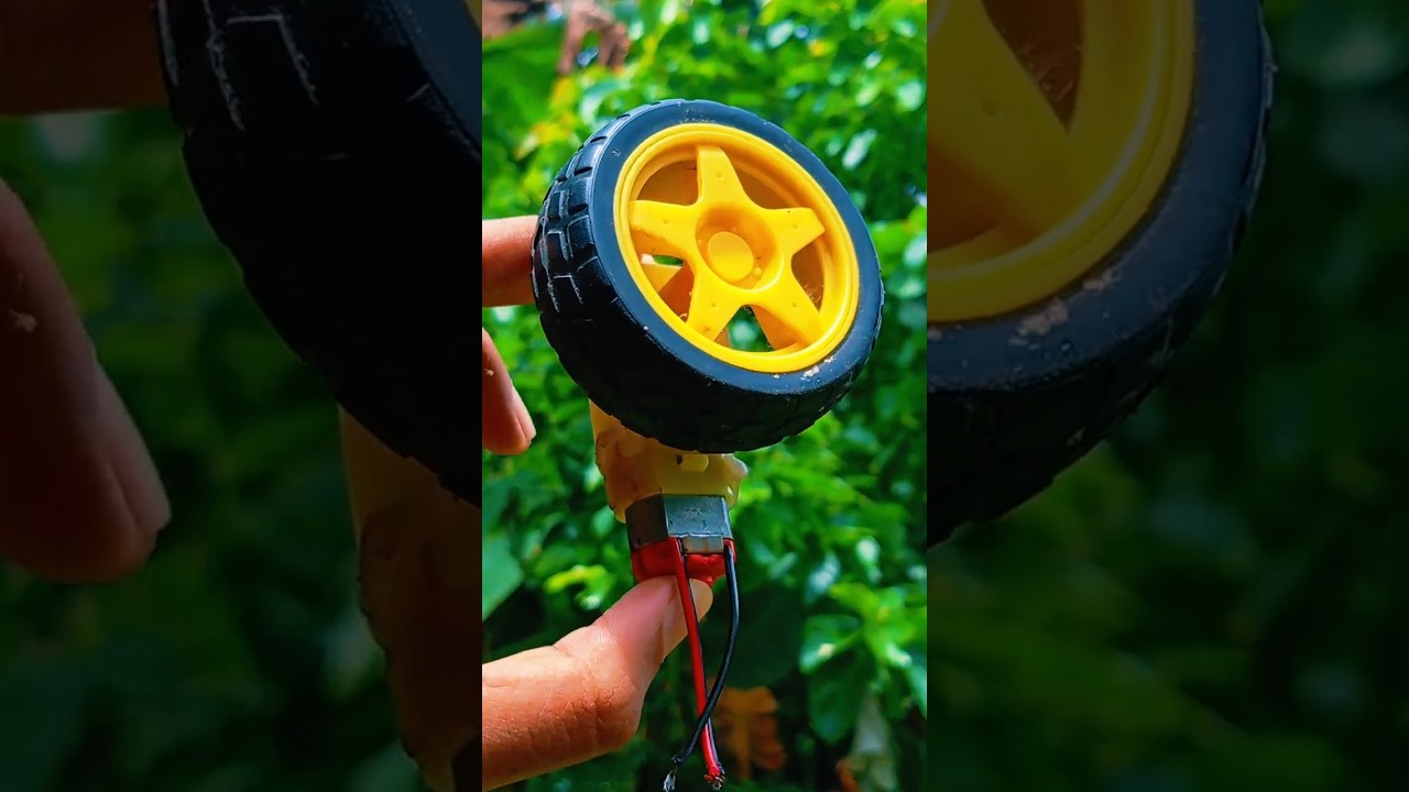 Free Electricity from Bicycle! 😲 (DIY Dynamo) #shorts