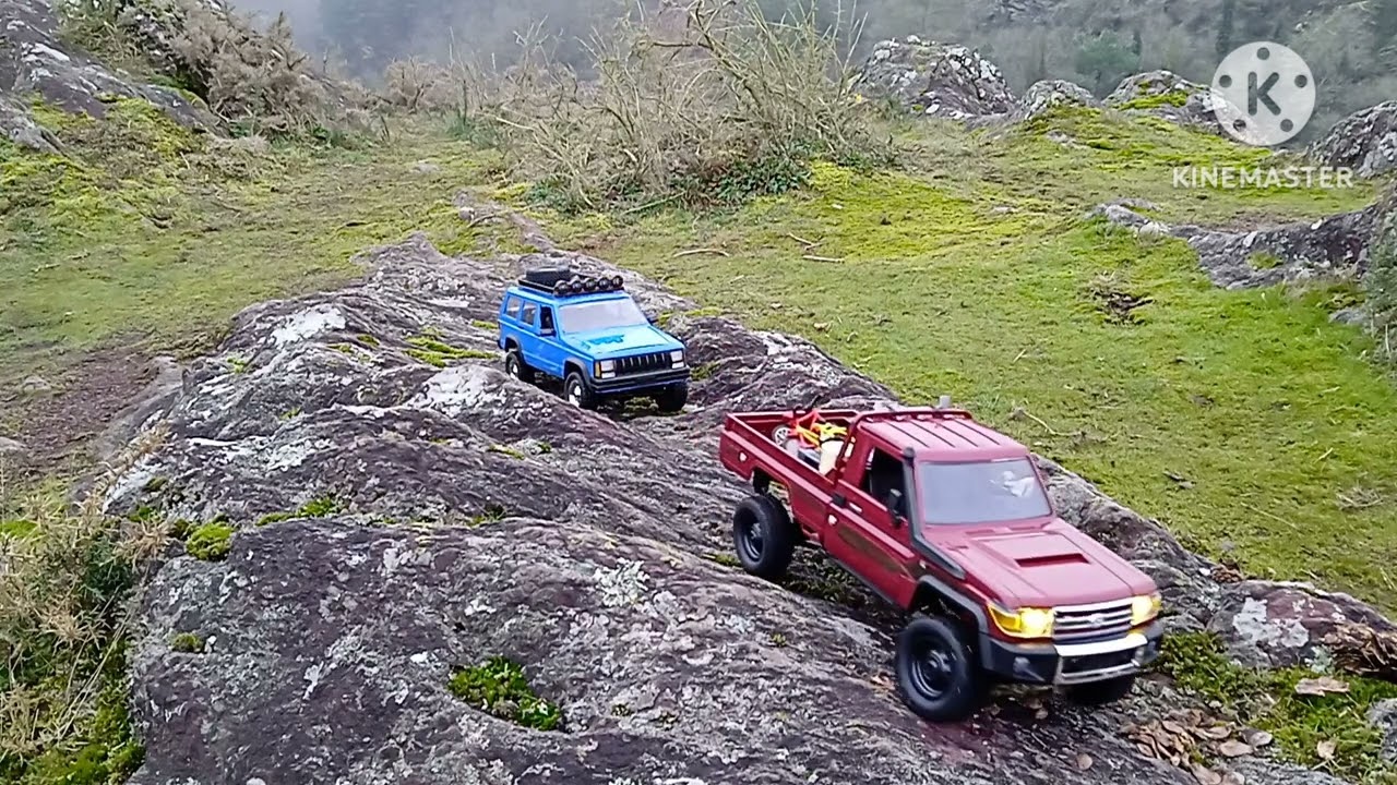 scale 1/12 MN78 Jeep Cherokee et MN82 Toyota Land cruiser 79 👋🤠👍🇨🇵