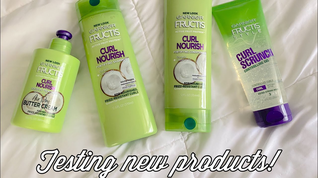 Testing Out Garnier Fructis Curly Products