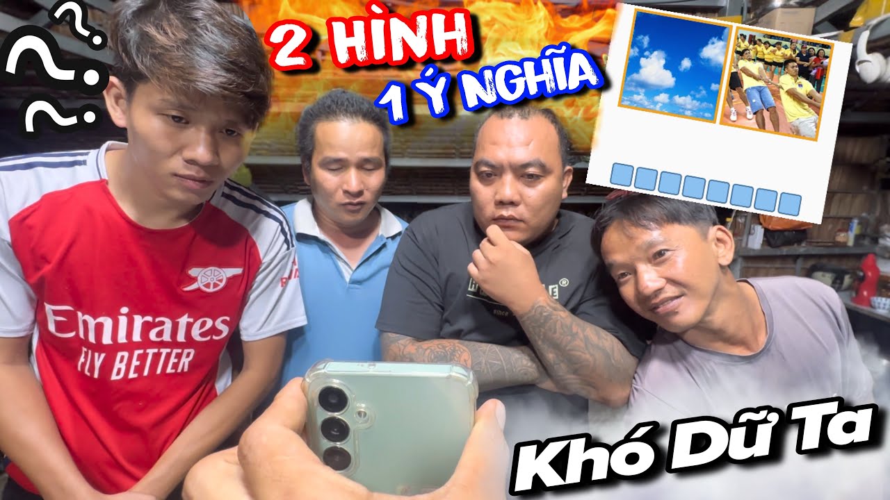 Đến thánh xàm còn phải rối não với trò chơi 2 hình 1 ý nghĩa khó thánh thần | gà hấp tỏi