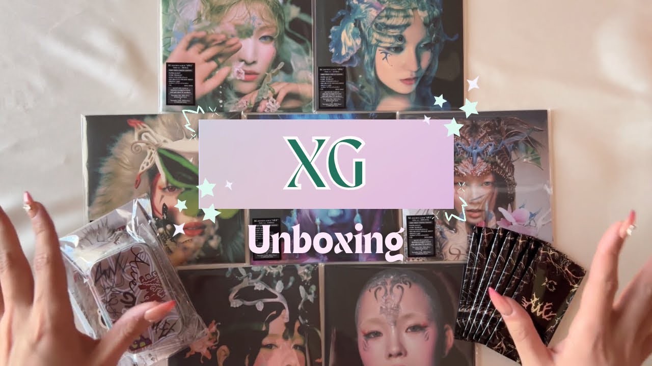XG Unboxing: 2nd Mini Album “AWE” (All Member Versions!)