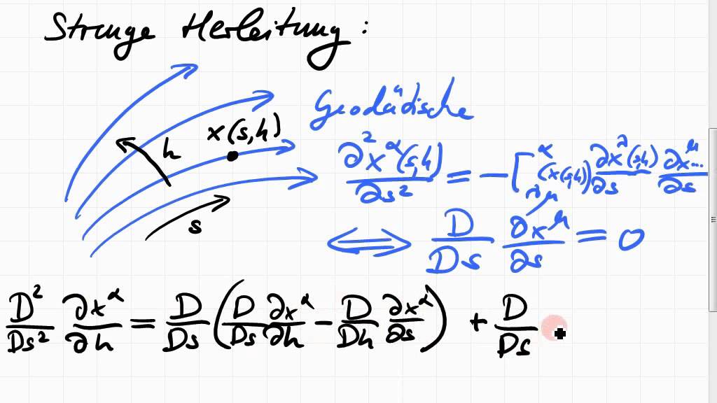 geod&auml;tische Abweichung, Deviationsgleichung