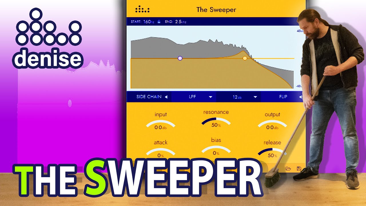 The Sweeper VST plugin - Dynamic Filtering Sweeping - Automation Filter EQ Sweeps at it's best!