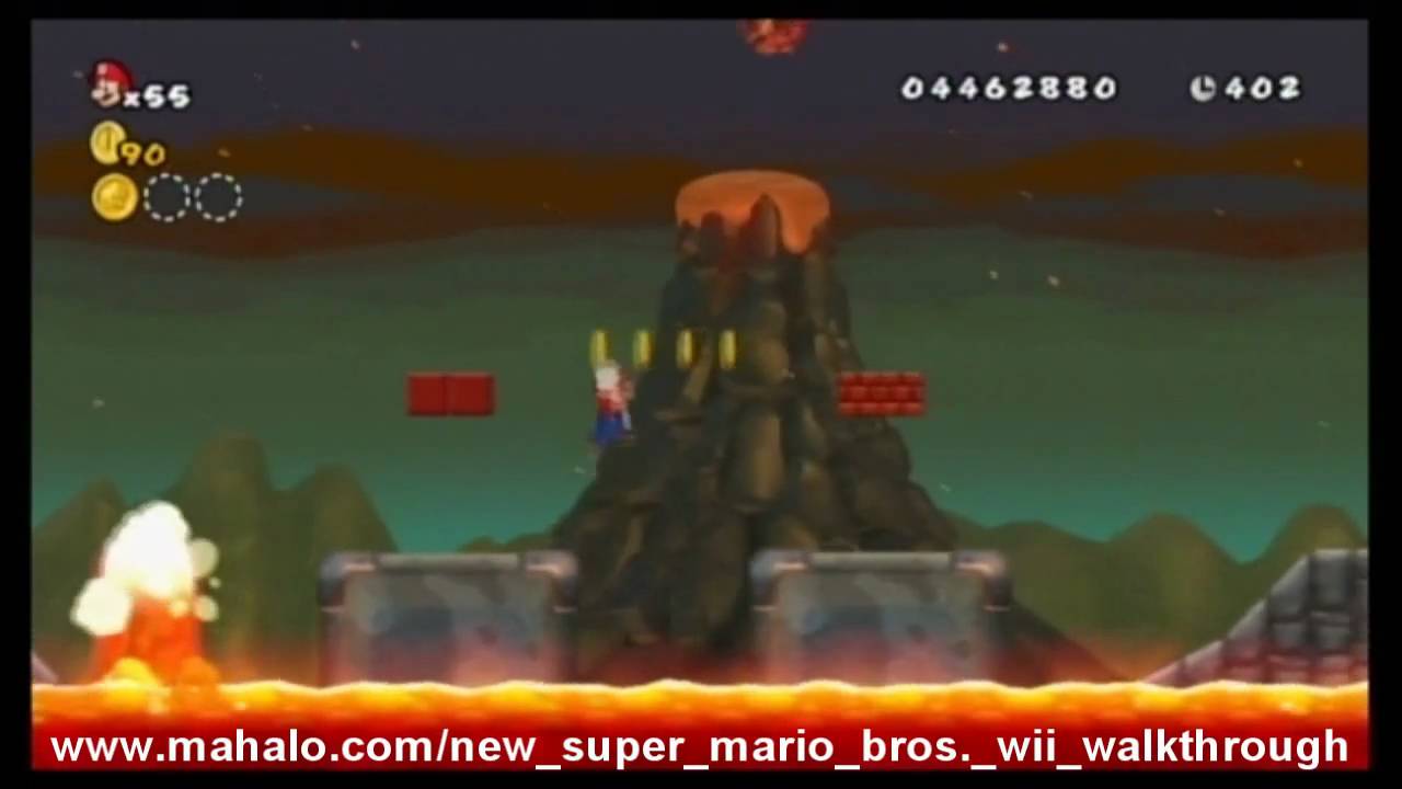 New Super Mario Bros. Wii Walkthrough - World 8-1