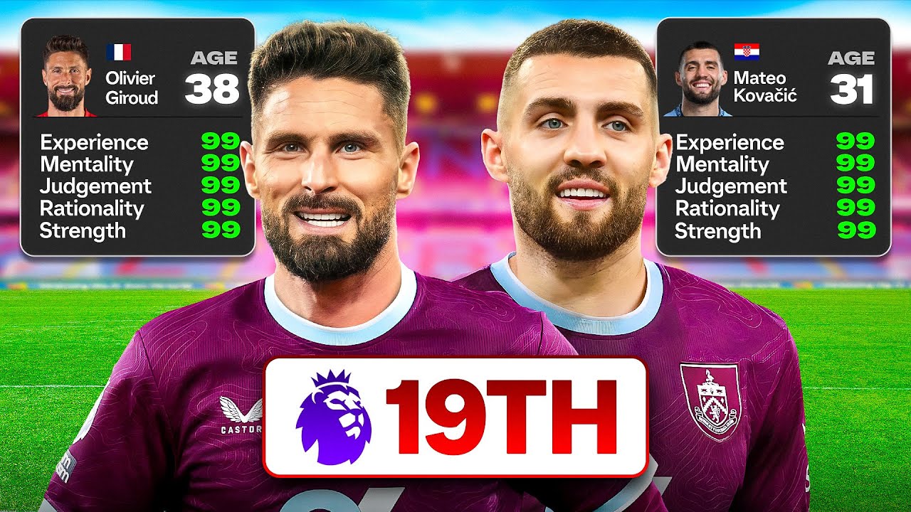 i Rebuild BURNLEY Against RELEGATION Fears!